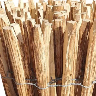 Productafbeelding van Houten omheining voor tuin en vijver, schapenhek van 50 x 500 cm, rollend hek met latten met een afstand van 3-5 cm