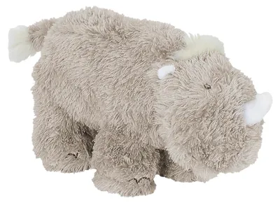 Productafbeelding van Happy Horse knuffelneushoorn Rufus, 22 cm - grijs - pluche speelgoed