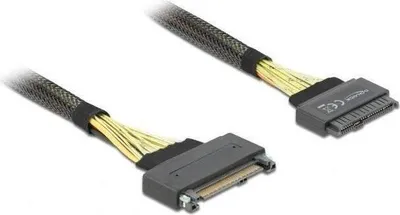 Obrázok produktu pre DeLOCK 84518, 1 m, Samec/Samica, Čierna, Priamy, Priamy, 24/30