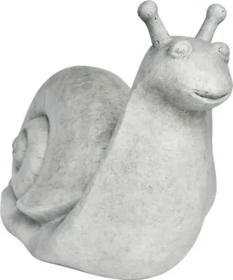 Produktbild von Gartenfigur Schnecke Lafiora 37 x 16 x 24,5 cm hellgrau