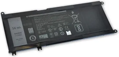 Produktbild von DELL PVHT1, 3500 mAh, 56 Wh, Lithium-Ion (Li-Ion), 15,2 V, Schwarz, 1 Stück(e)