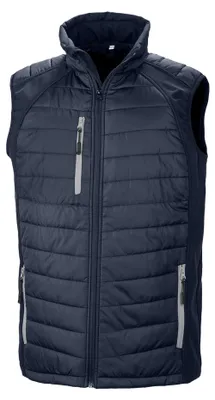 Productafbeelding van Result - "Compass" vest voor heren/dames, uni model LT729 (maat M) (marineblauw/grijs)
