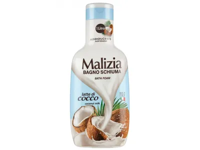 Obrázek produktu pro Malizia Změkčující koupelová tekutina Kokosové mléko 1l