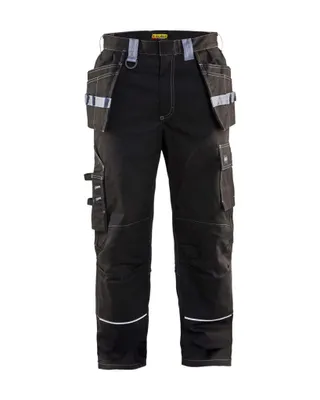 Produktbild von Blakläder Flammschutz Handwerker Hose 1461 1516 in schwarz/grau, Farbe:schwarz/grau, Größe:D92 (D23)
