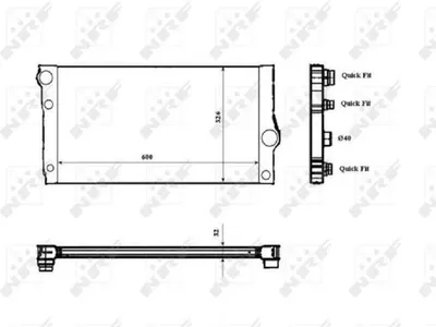 Obrázek produktu pro Kühler, Motorkühlung NRF 53817