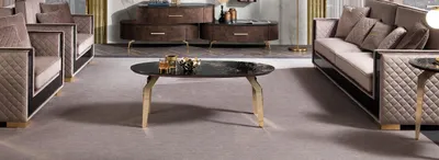 Produktbild von Beistelltisch Designer Tisch Wohnzimmertisch Tische Oval Couchtisch Kaffeetisch