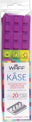Immagine prodotto di Astuccio Waff viola - astuccio in silicone personalizzabile con pietre