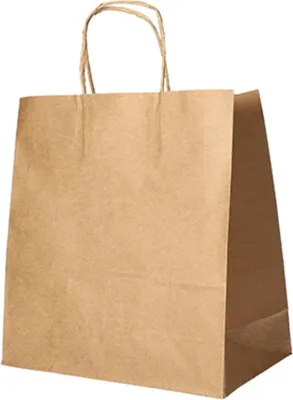 Zdjęcie produktu dla PAPSTAR 88847 PAPSTAR Papier-Tragetasche, 270 x 320 x 170 mm, braun