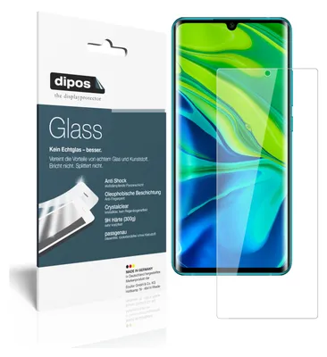 Obrázok produktu pre 2x ochranná fólia pre Xiaomi Mi Note 10 - Anti-Shock 9H fólia dipos Glass plastové sklo