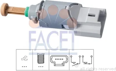 Produktbild von 1 Bremslichtschalter FACET 7.1227  Italy - OE Equivalent für NISSAN OPEL