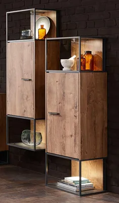 Produktbild von Schrank HARPER WAKEFIELD BHT 45x156x38 cm braun