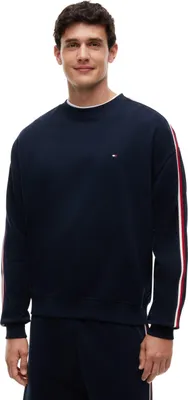 Produktbild von Tommy Hilfiger Herren Trainingsjacke UM0UM03943 L/S Sweatshirt, Blau (Marineblau