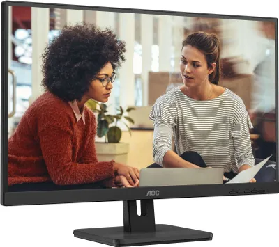 Produktbild von AOC Essential-line Q27E3UAM/BK - LED-Monitor - 68.6 cm (27") - 2560 x 1440 QHD @ 75 Hz - VA - 350 cd/m² - 4000:1 - 4 ms - HDMI, DisplayPort - Lautsprecher - Textured Black