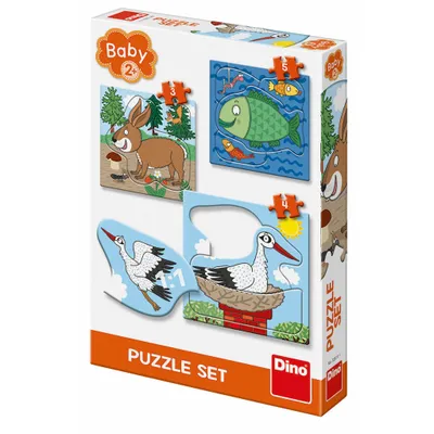 Obrázek produktu pro Zvířátka - Kde žijí: baby puzzle set