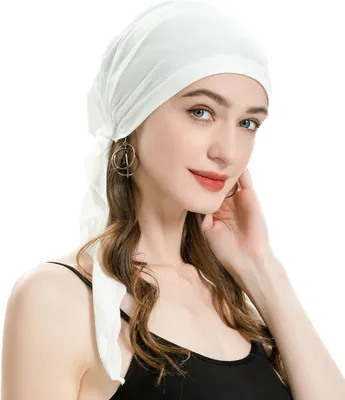 Obrázok produktu pre Omgoods – Letná čiapka – Šatky a doplnky do vlasov – Turban – Šatka, ktorá sa viaže – Jedna veľkosť – 100% polyester, ľahká