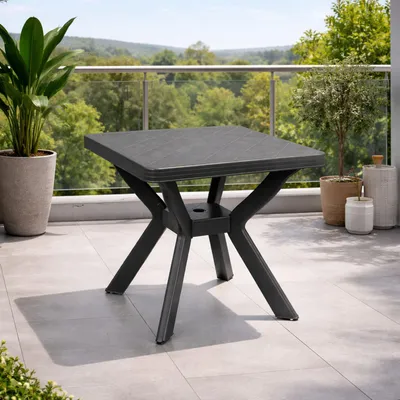 Gartentisch Reno Eckig Anthrazit 70x70x72cm
