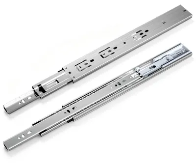 Obrázek produktu pro Vigevee 1 pár posuvných ližin do zásuvek, délka 350 mm, s tlumením, plný výsuv, 3dílné, tiché kuličkové ložiska, vhodné pro nábytek a zásuvky