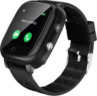 Image de montre intelligente 4G pour enfants avec GPS et téléphone, SOS, lecteur de musique, appareil photo, mode école, Kids Smart Watch pour 3-14 ans garçons filles cadeaux, Noir