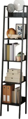 Produktbild von Schmales Bücherregal mit oberer Ablage – 5 Ebenen – 50 kg – 30 x 33,8 x 170 cm