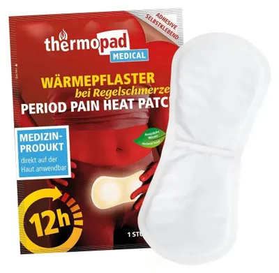 Imagen del producto de Thermopad, parches térmicos para cólicos menstruales, 12 horas, 5 unidades