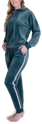 Produktbild von SLOUCHER  Nicki Hausanzug für Damen ; grün , L