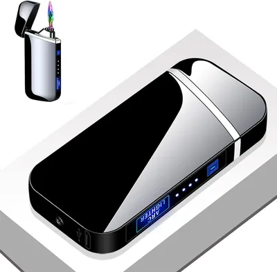 Produktbild von USB Elektrisches Feuerzeug Dual Lichtbogen Feuerzeug Elektro Feuerzeug Plasma Lighter Metall Feuerzeug