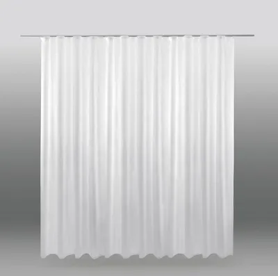 Imagen del producto de Cortina transparente color crema, 300x245 cm – Cortina de voile para ventanas, con cinta para arrugas, barra inferior con peso y protección contra miradas