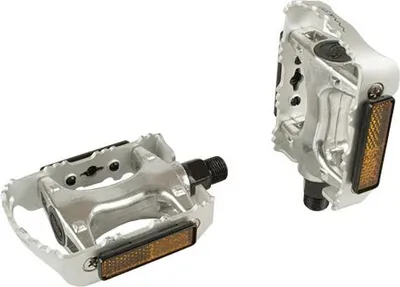 Imagen del producto de Pedal Union SP-910 de aluminio para bicicleta de montaña, en blíster