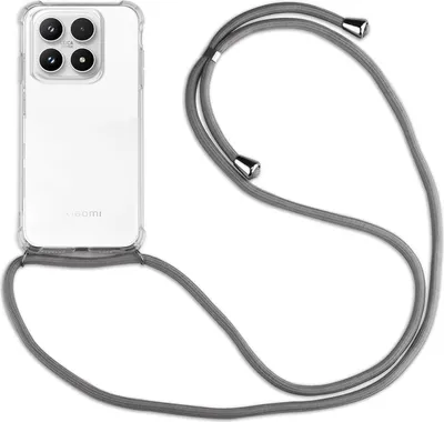 Produktbild von Handykett für Xiaomi 17 Hülle mit Kordel Handyhülle mit Band in Grau