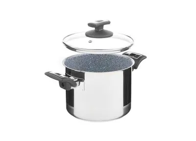Obrázek produktu pro KOLIMAX - české nerezové nádobí Hrnec s poklicí KOLIMAX CERAMMAX PRO COMFORT - granit šedý, 18 cm 3,0 l