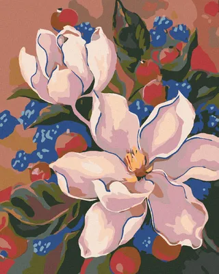 Produktbild von Zuty - Malen nach Zahlen - BLÜHENDE LILIEN, 40x50 cm, mit Keilrahmen (bereits gespannt)