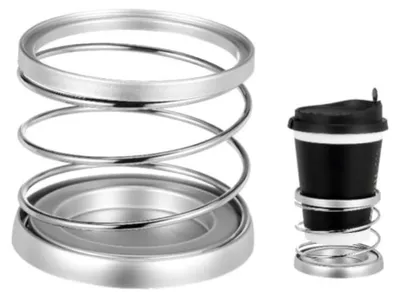 Image de Support universel en spirale pour tasse, argenté