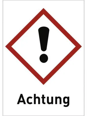 Produktbild von Dreifke® Aufkleber Gesundheitsgefahr (GHS 07) Achtung, Folie, 26x37 mm, 500 S...