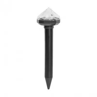 Produktbild von Solarbetriebener Vertreiber für Maulwürfe und Nagetiere – mit LED-Leuchte / ABS-Diamant
