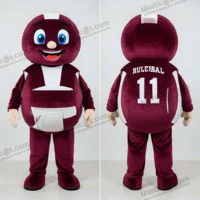 Imagen del producto de Pelota MASTICOT de Voleibol Mascota Redonda Color Borgoña