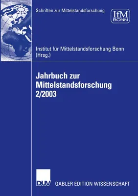 Produktbild von Jahrbuch zur Mittelstandsforschung 2/2003