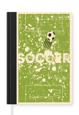 Obrázek produktu pro MuchoWow Zápisník Diář Rozpočet A5 Citáty - Vintage - Fotbal - Sport