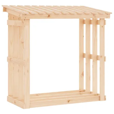 Immagine prodotto di vidaXL Porta legna 108x64,5x109 cm in legno di pino massiccio