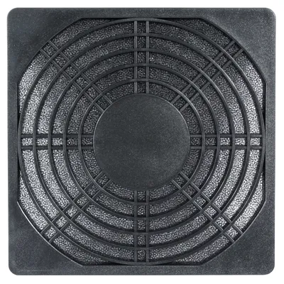 Obrázok produktu pre Plastová mriežka ventilátora Cooltek 80 mm s filtrom - čierna