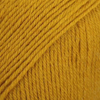 Produktbild von Drops Fabel Uni Colour 111 Mustard Strickgarn