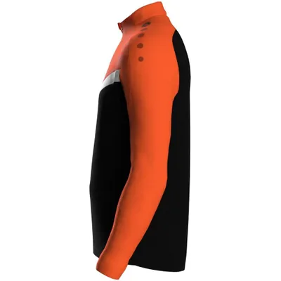 Produktbild von Jako Iconic Ziptop Kinder - Schwarz / Neonorange