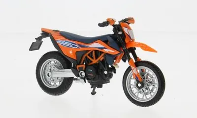 Produktbild von Maisto MAI20-23092 - 1/18 - KTM 690 SMC R, orange/blau - Neu