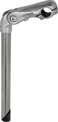 Produktbild von ergotec 33684001 1 Vorbau Kobra Vario, Schaft: 300 mm, Länge: 90 mm (-10/+50°), Lenker: 25,4 mm, Alu, silber