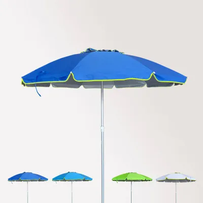 Immagine prodotto di Ombrellone Roma in alluminio antivento protezione uv 240 cm - blu