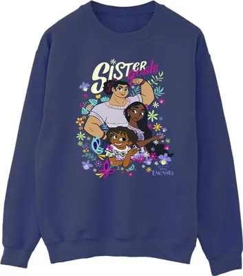 Produktbild von Disney - "Encanto Sister Goals" Sweatshirt für Herren BI22621 (M) (Marineblau)