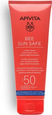 Immagine prodotto di APIVITA Bee Sun Safe Hydra Fresh Latte viso e corpo SPF50, 200 ml