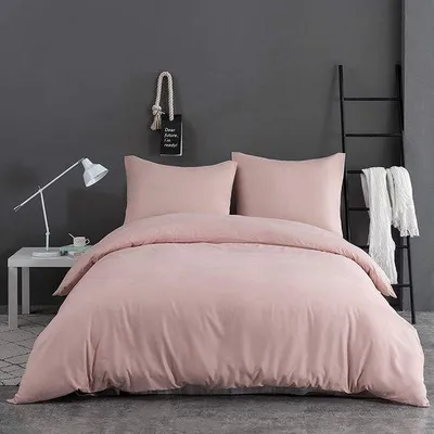 Produktbild von Famanu Bettwäsche Mikrofaser 200 x 220 cm + 2 Kissenbezüge 80 x 80 cm - Rosa