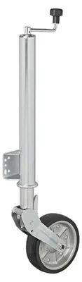 Immagine prodotto di 341505V03 Ruota di supporto 570/60 mm con cerchio in acciaio e pneumatici in gomma piena 220 x 65 mm pieghevole 500 kg