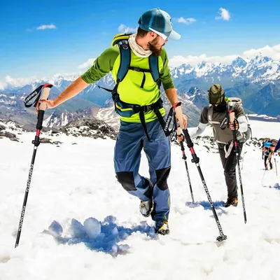 Produktbild von Wanderstöcke Aluminium mit Korkgriff und teleskopischer Verstellbarkeit 135 cm - für Trekking und Nordic Walking