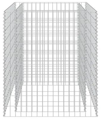 Zdjęcie produktu dla vidaXL Podłoże gabionowe ze stali ocynkowanej 90×90×100 cm